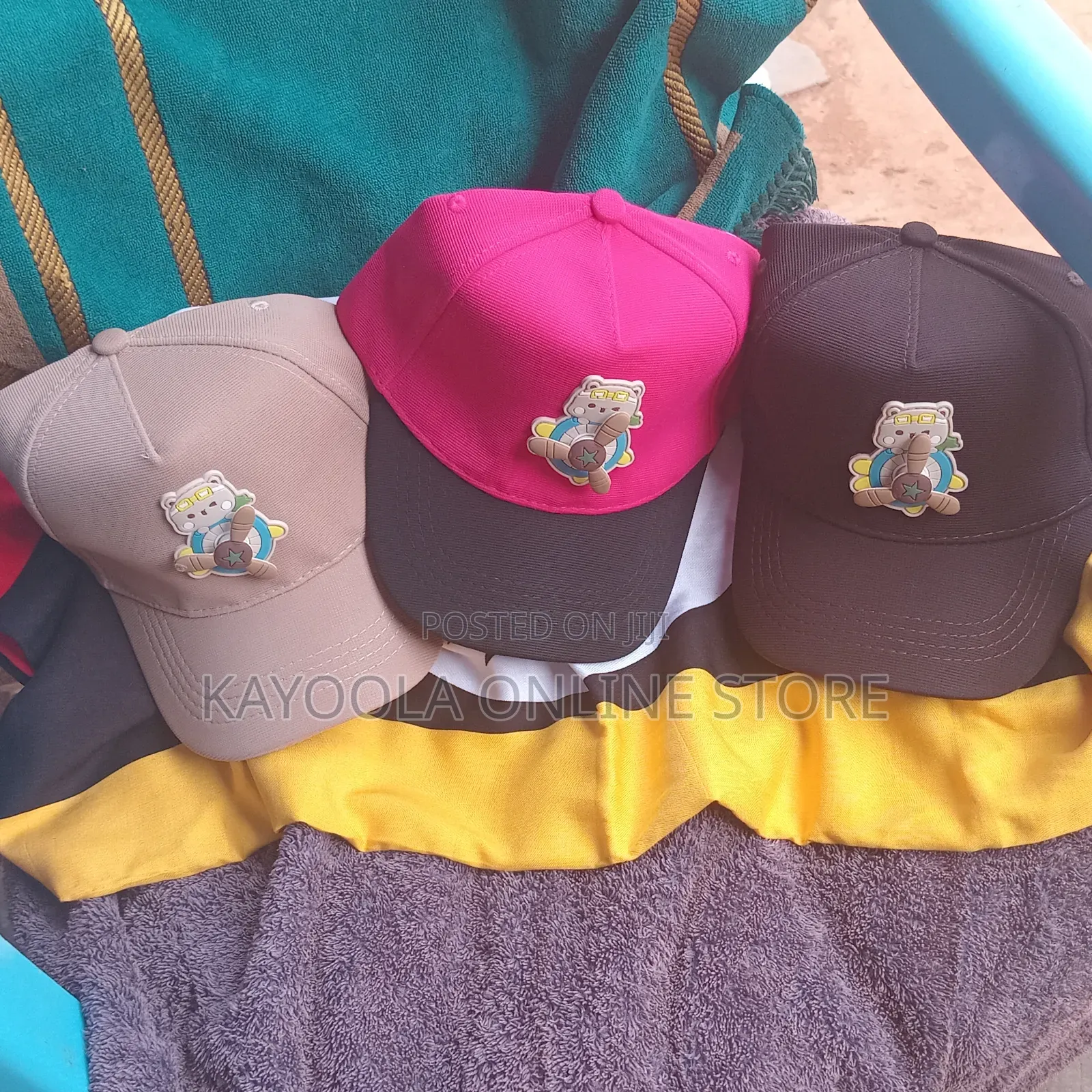 Cartoon Pilot Children's Baseball Caps