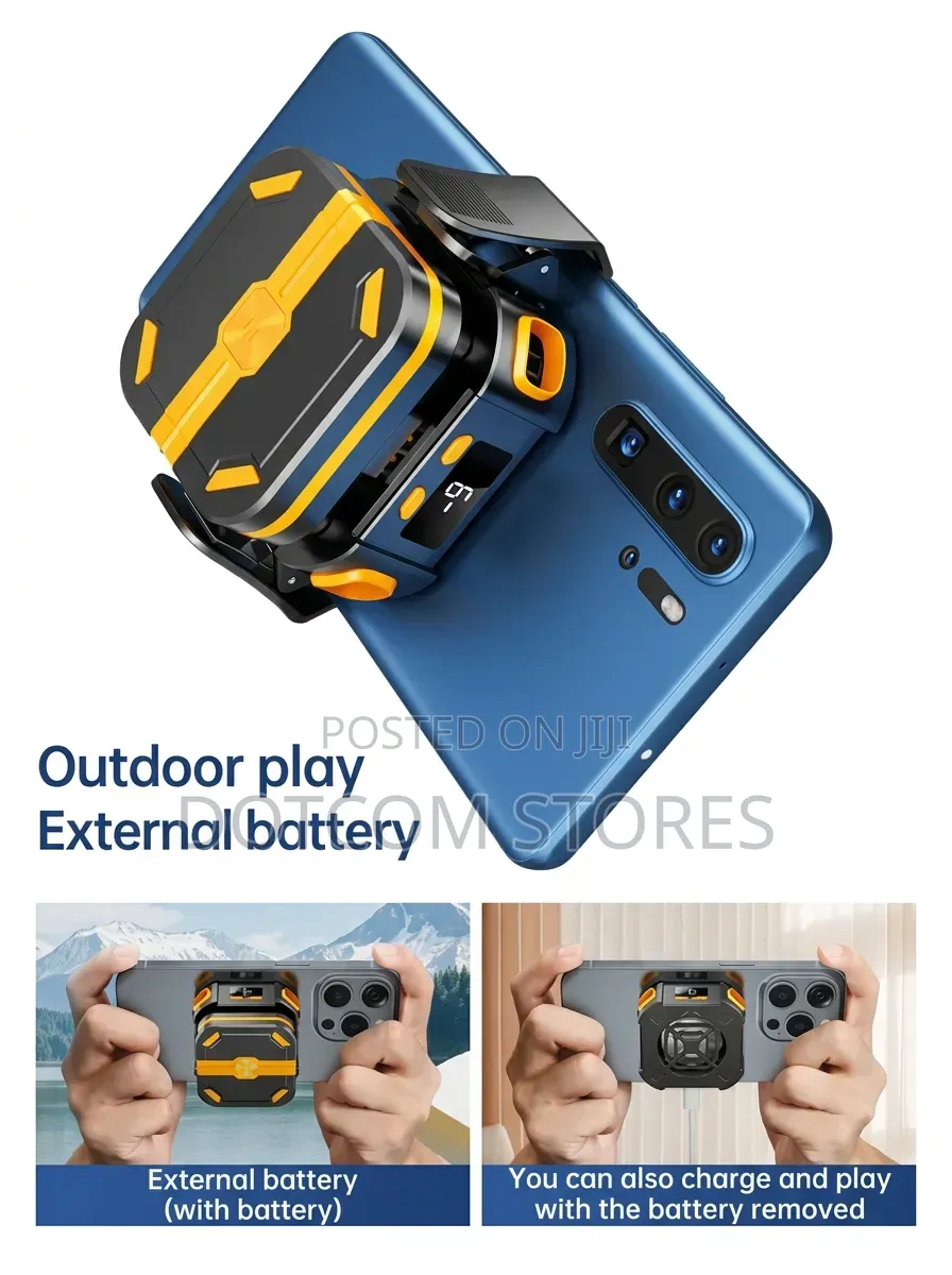 P70 Mobile Phone Cooler AI Semiconductor Magnetic Ice Cooling Radiator