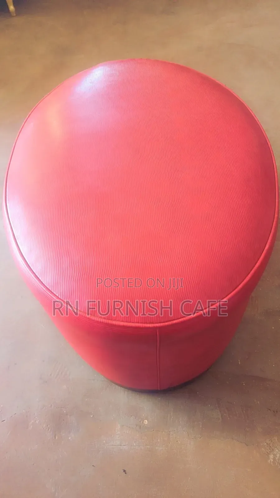 Stylish Round Ottoman Stool for Bedroom, Living Room and Office