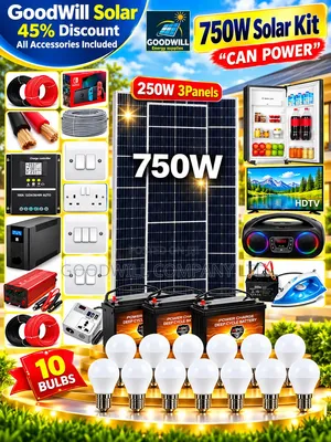 750w Massive Clean Energy Solar System Full Kit