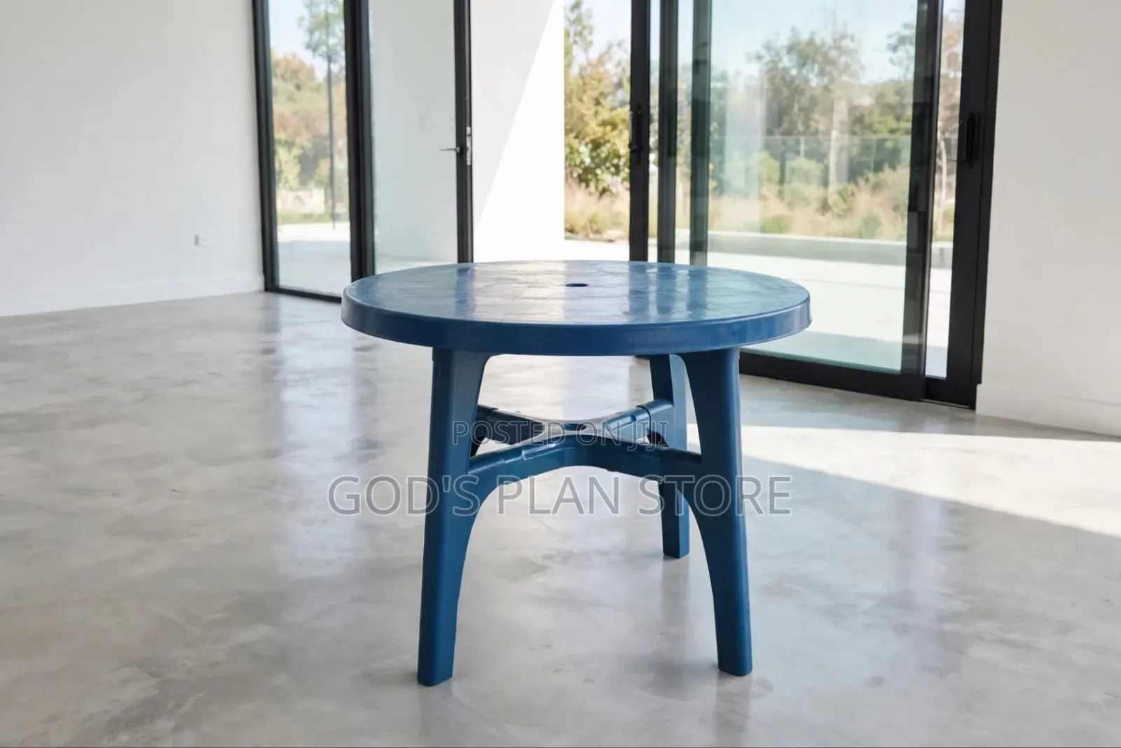 Royal Blue Plastic Table Plastic Table