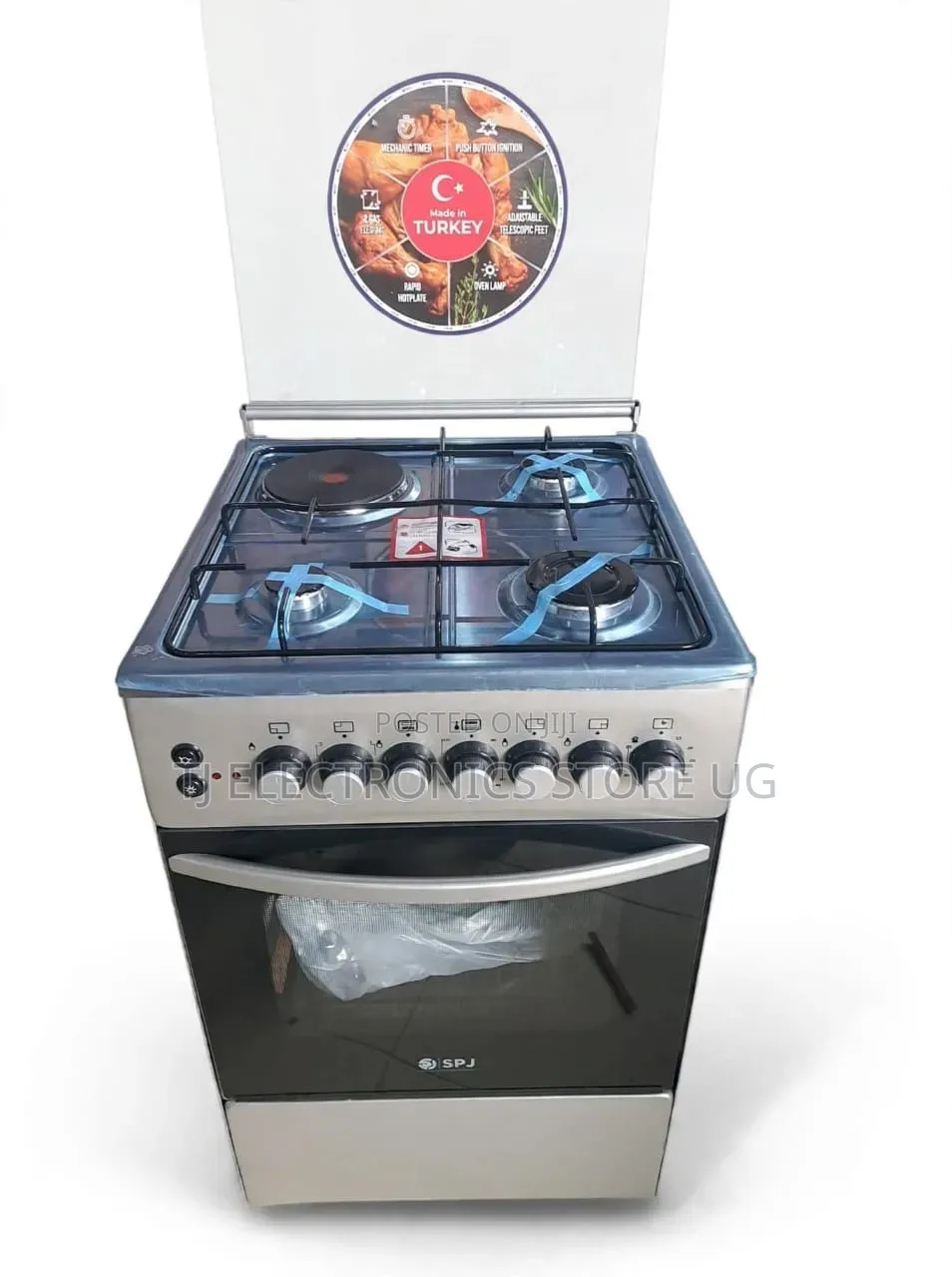 SPJ 50x50 Cooker - 3 Gas + 1 Electric Oven