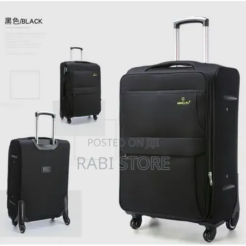 Medium Pous Suit Case , Black