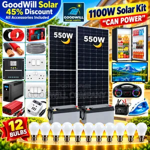 1100w Massive Solar System Full Kit