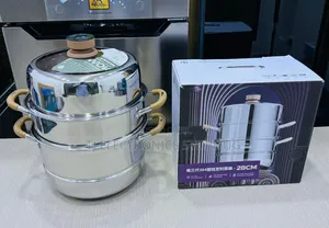 28cm Stainless Steel Food Steamer With Digital Lid Timer