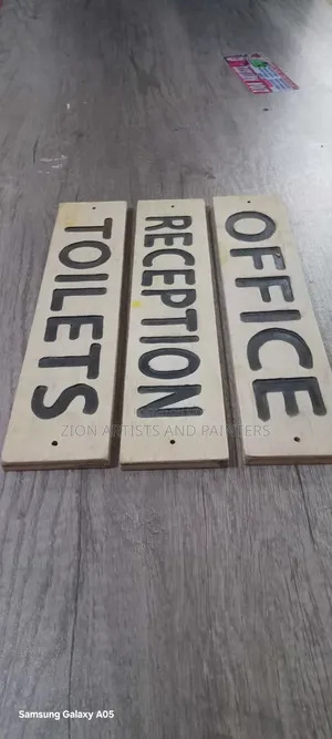 Wooden Engraved Signage