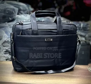 Laptop Black Bag. Travel Bag