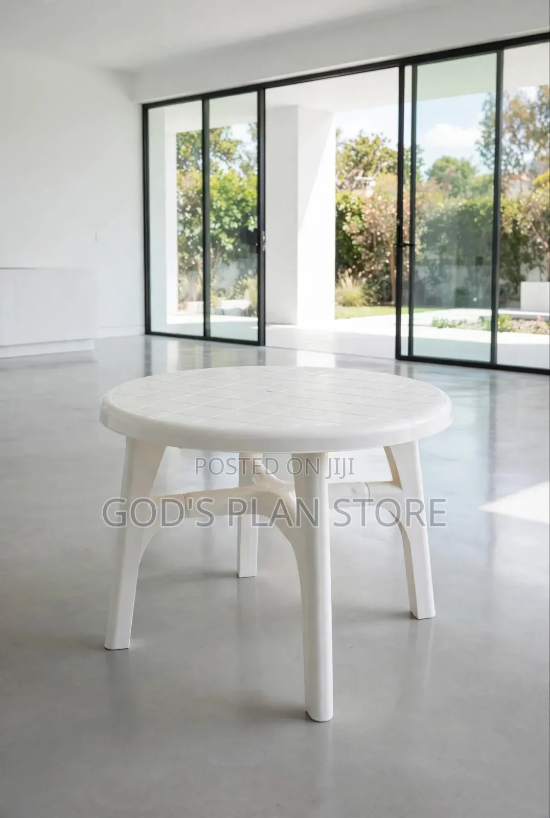 Diamond Patterned Plastic Table Plastic Table