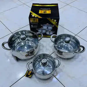 6-Piece Heavy Duty Stainless Steel Cookware Set