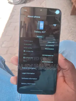Samsung Galaxy A07 5G 128 GB Black