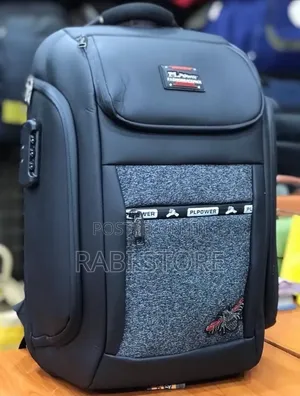 Black Laptop Bag With Lock