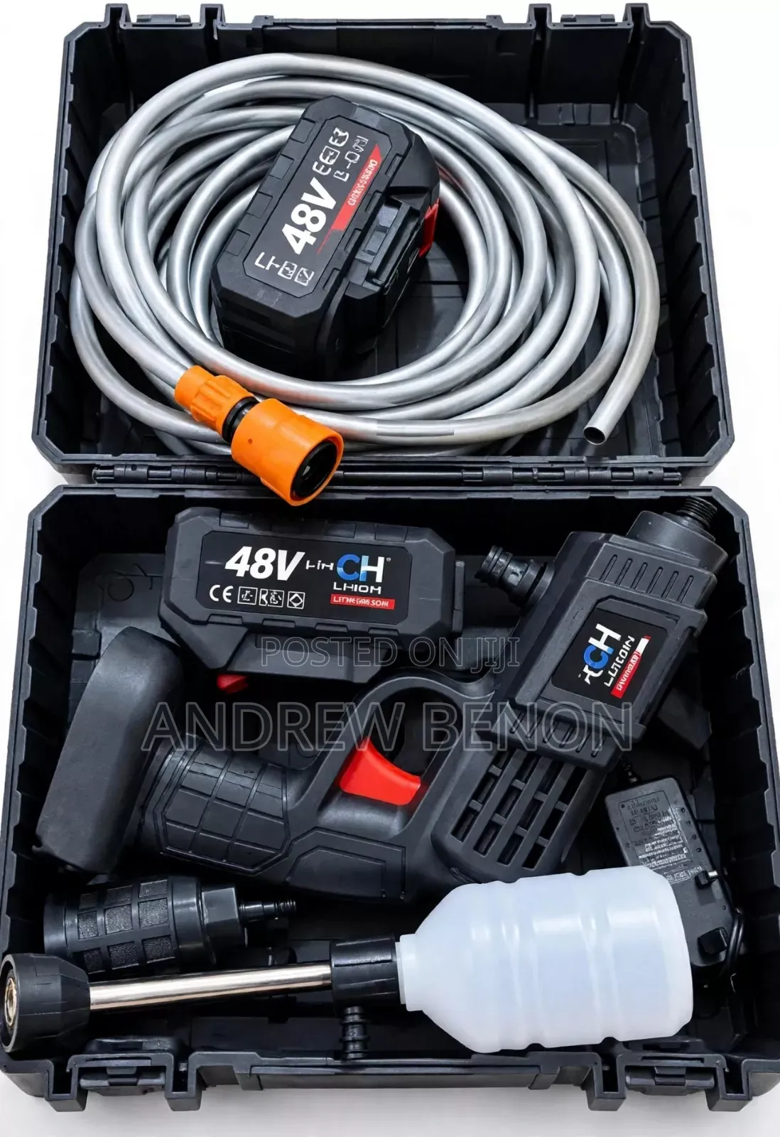 Rechargeable Carwash Machine (2batteries)