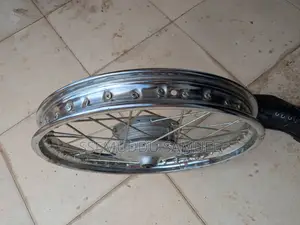 Brand New Bajaj Boxer Chrome Rear Rim 18 Inches ,Heavy Duty