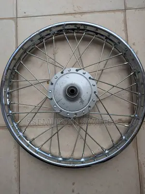 Brand New Bajaj Boxer Chrome Rear Rim 18 Inches ,Heavy Duty