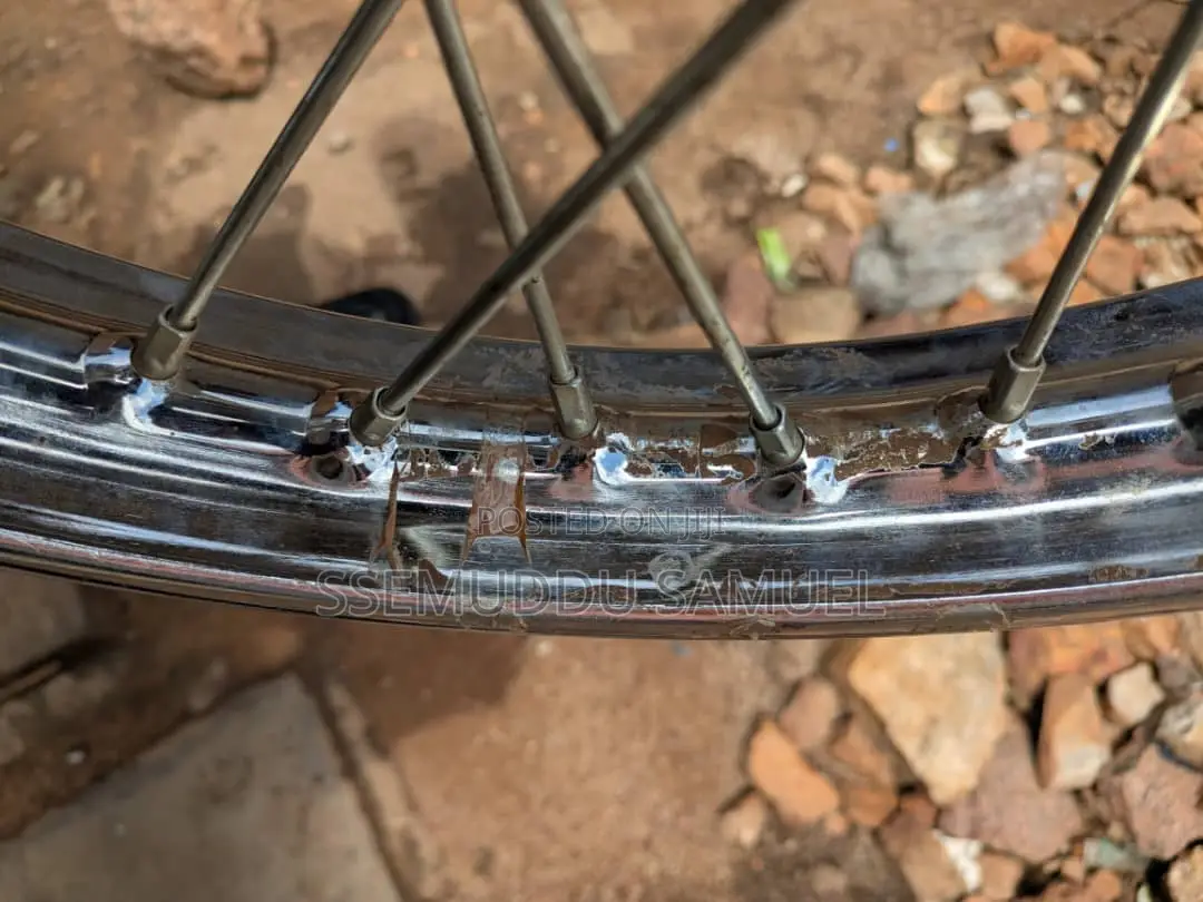 Brand New Bajaj Boxer Chrome Rear Rim 18 Inches ,Heavy Duty