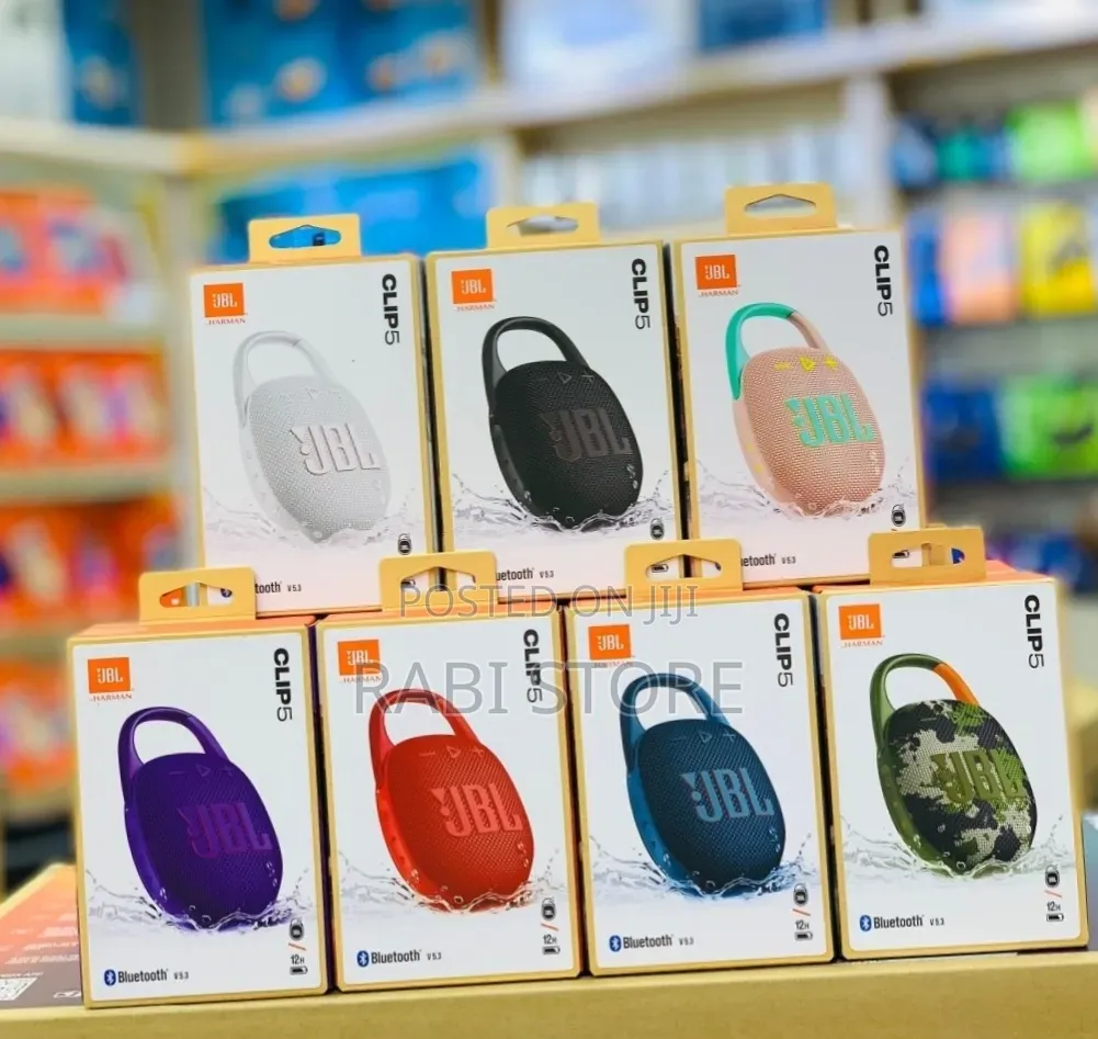 JBL Clip 5 - Ultra-Portable, Waterproof & Dustproof Bluetooth Speaker