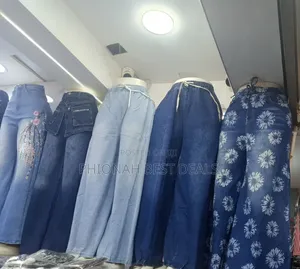 Ladies Large Soft Bell Bottom Jeans