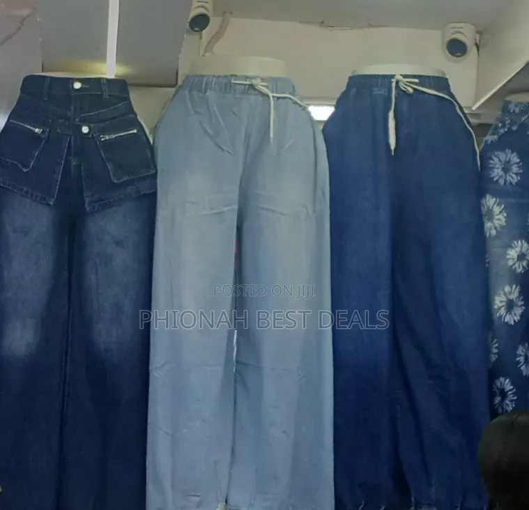 Ladies Large Soft Bell Bottom Jeans