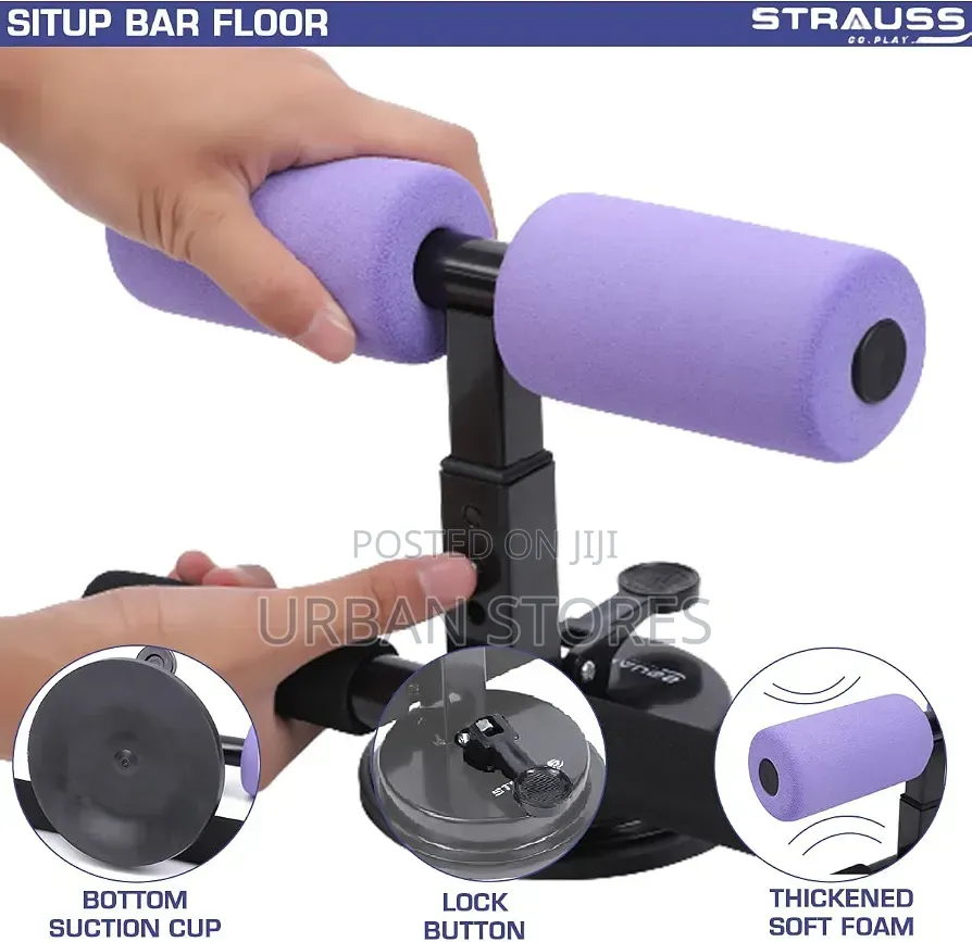 STRAUSS Sit-Up Bar | Portable Bar -Urban Stores
