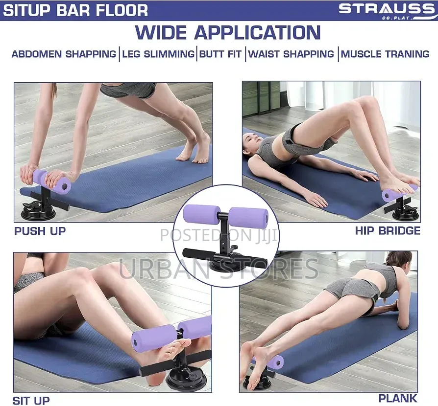 STRAUSS Sit-Up Bar | Portable Bar -Urban Stores