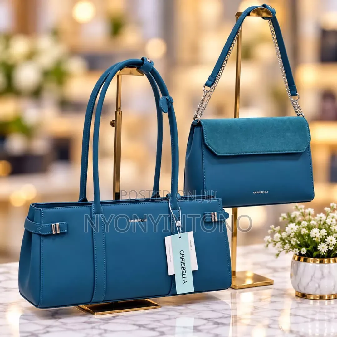Chris Bella 2 In1 Bag Tote&small Chain Flap Bag
