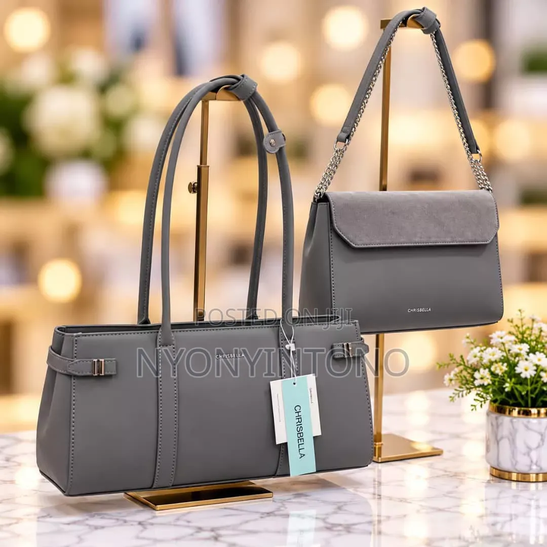 Chris Bella 2 In1 Bag Tote&small Chain Flap Bag