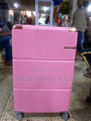 Rubber Suitcase. Large.( Pink)