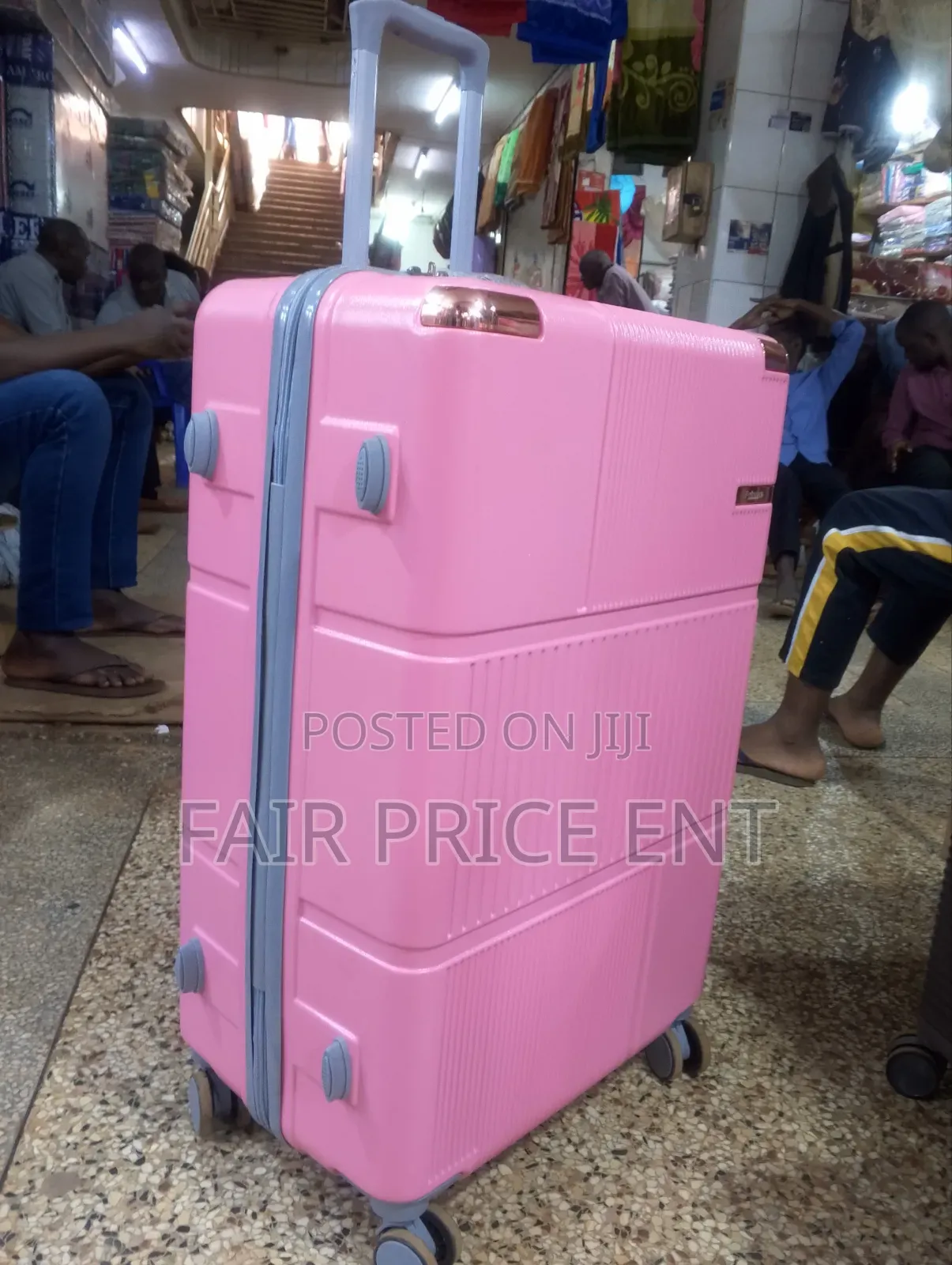 Rubber Suitcase. Large.( Pink)