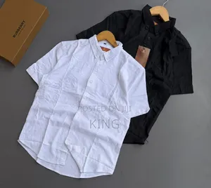 Casual Button-Down Linen Shirts for Men,
