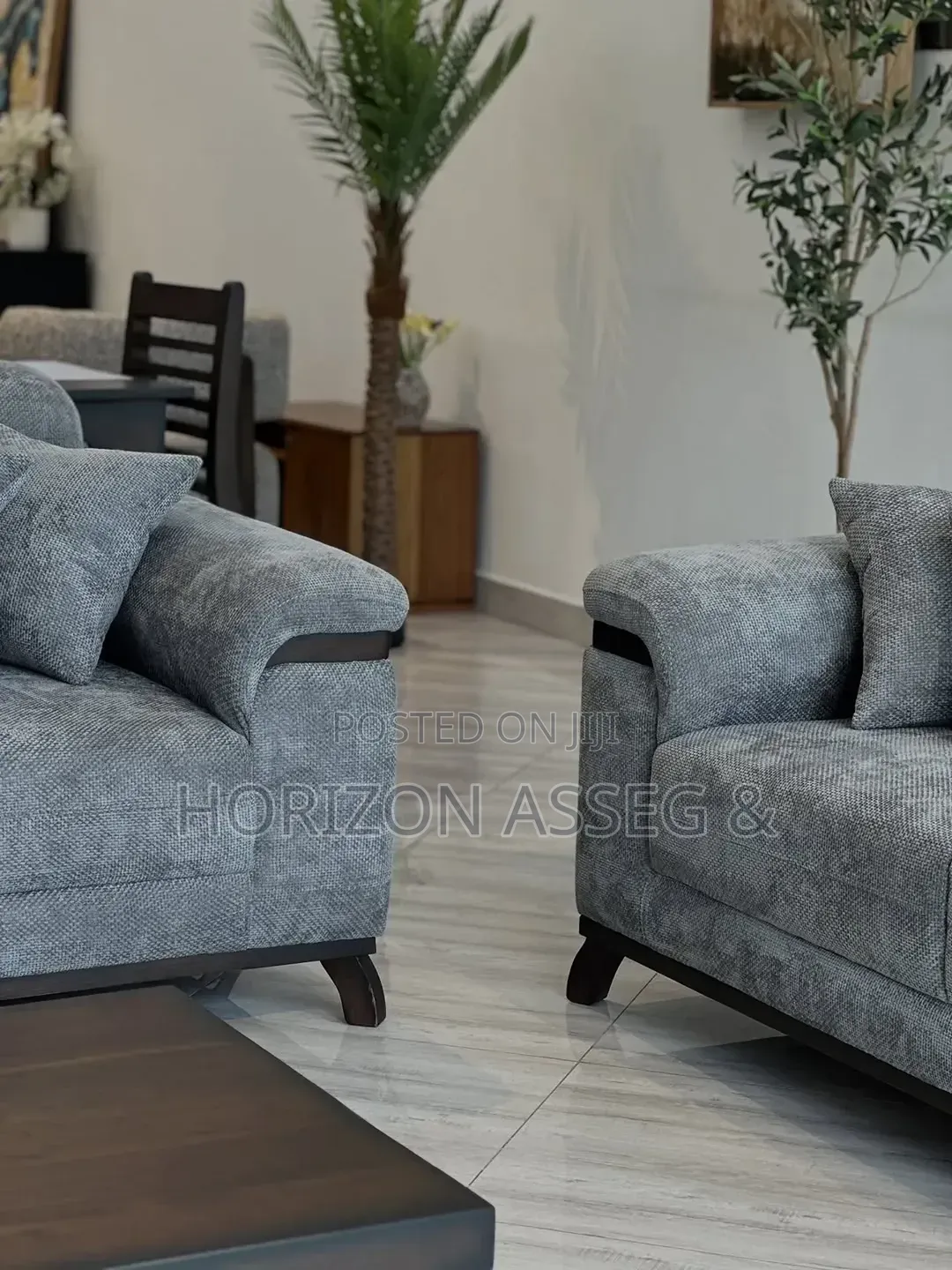 Glacier Blue 6 Seater Sofa Set
