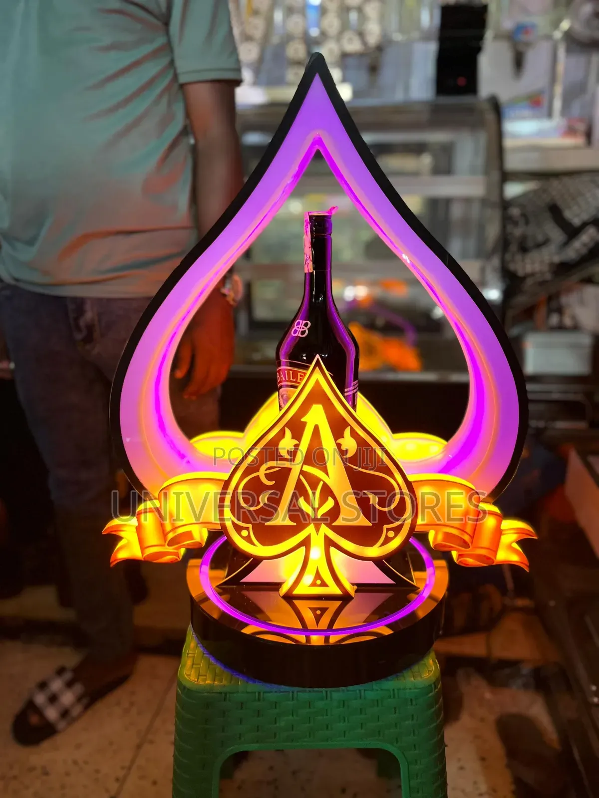 Ace of Spades LED VIP Bottle Presenter