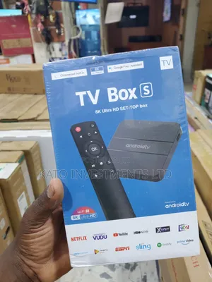 TV Box S (8K Ultra HD Set-Top Box) Running Android TV Streaming Box