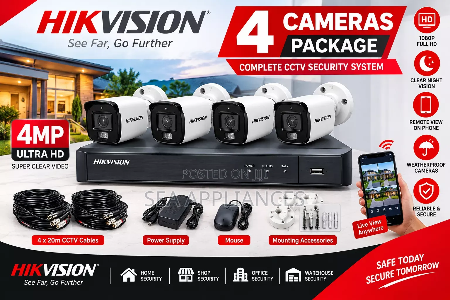 Hik 4 Cameras Kit