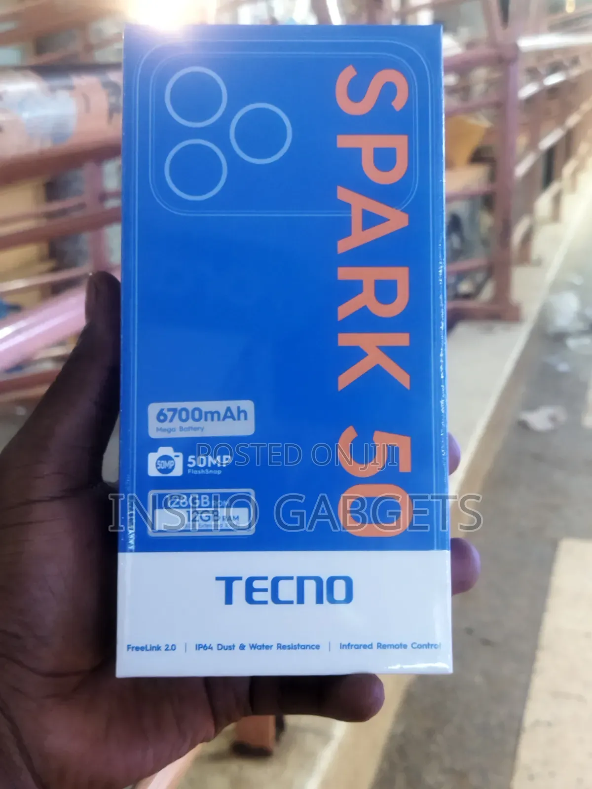 New Tecno Spark 50 128 GB Gray
