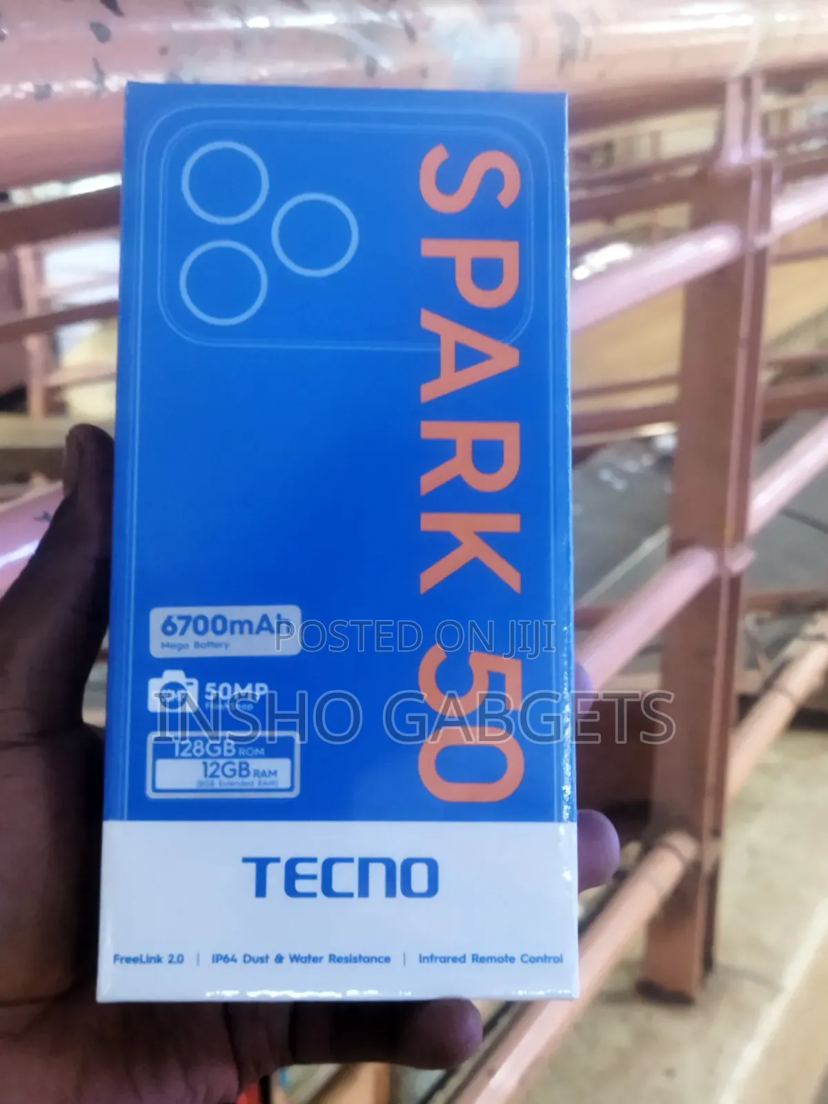 New Tecno Spark 50 128 GB Gray