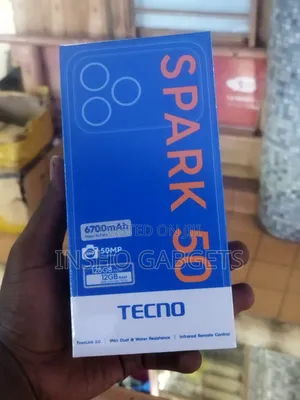 New Tecno Spark 50 128 GB Gray