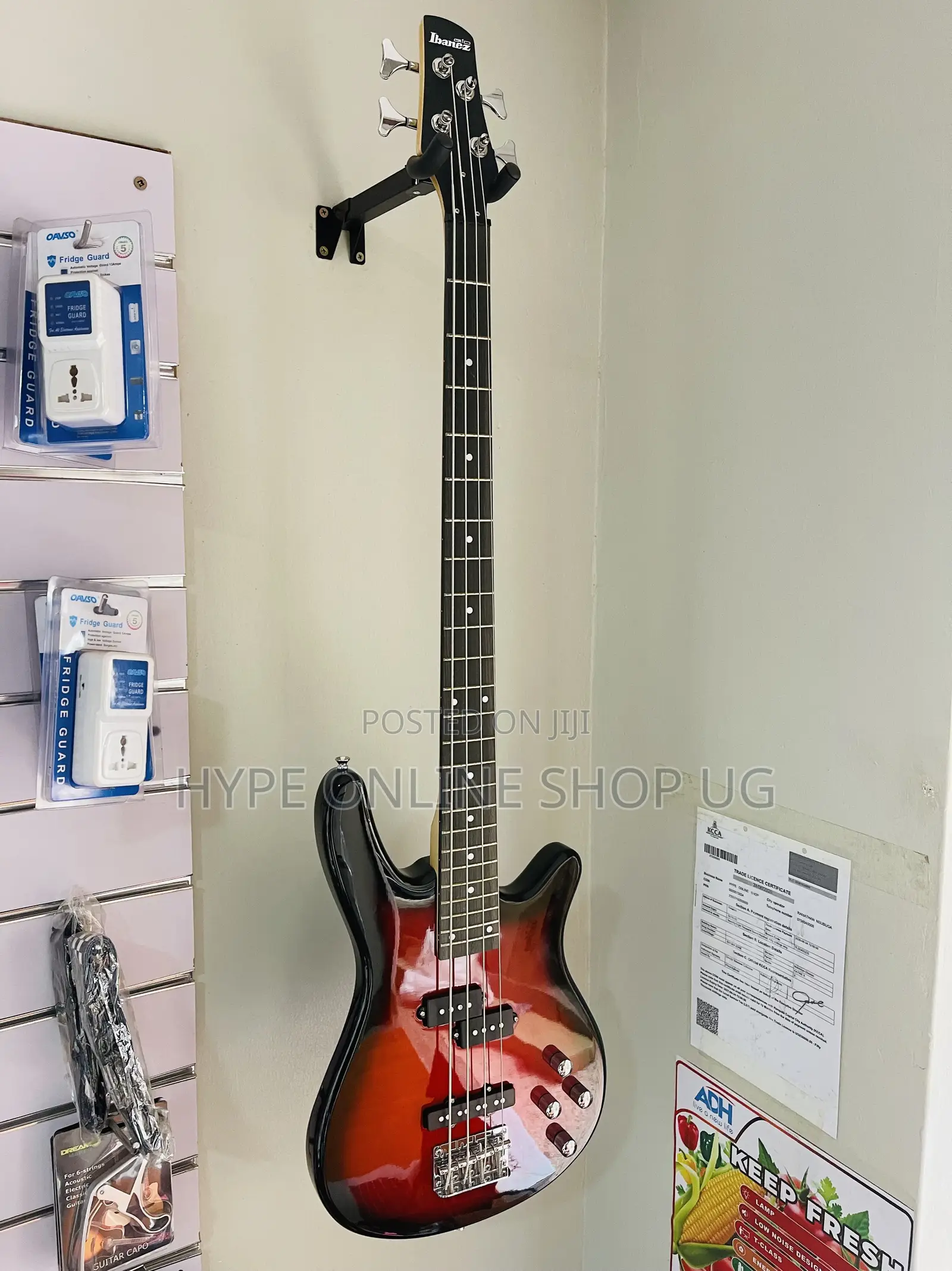 Ibanez Brandnew Redblack 4strings Electric Bass Guitar