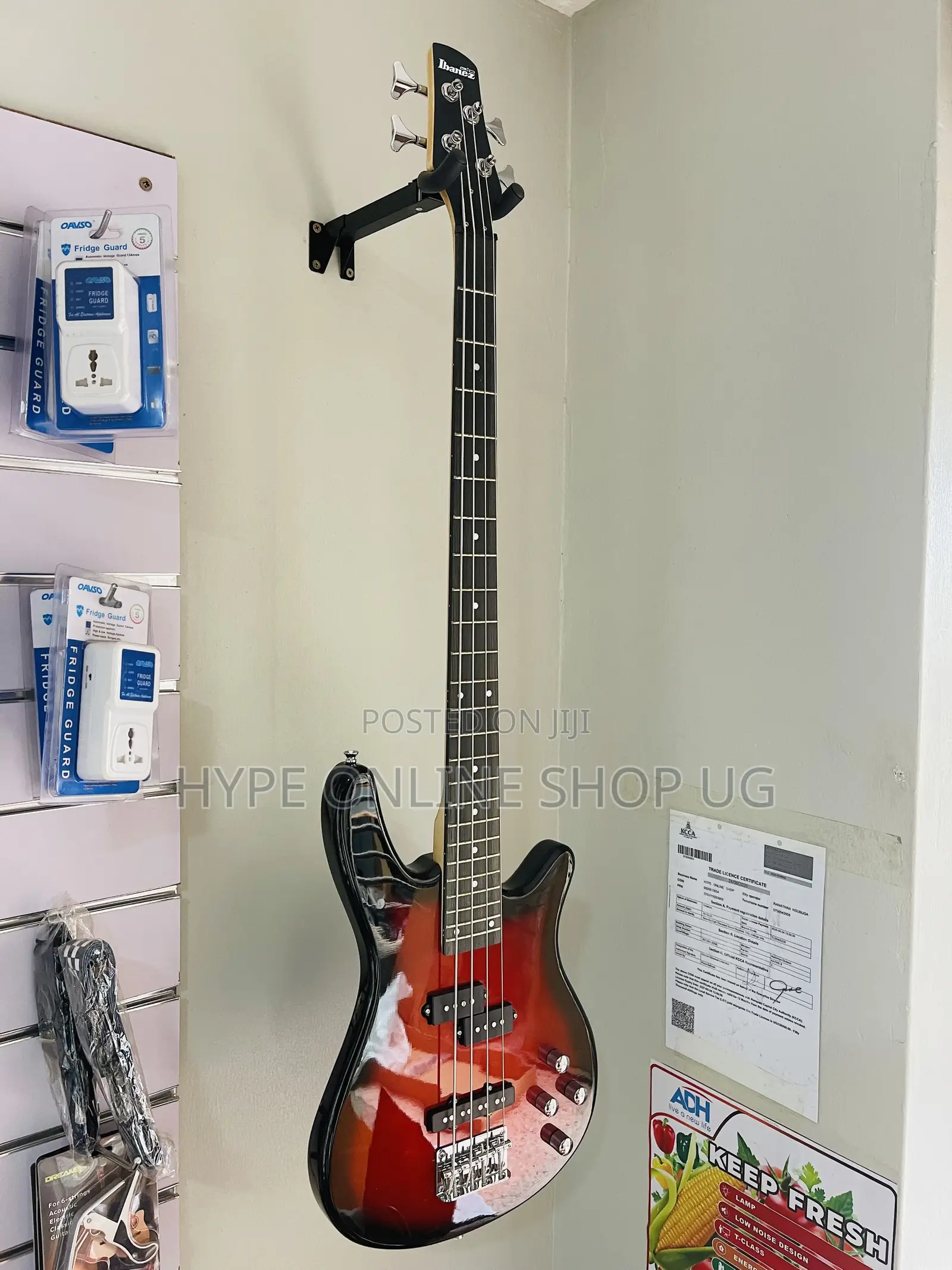 Ibanez Brandnew Redblack 4strings Electric Bass Guitar