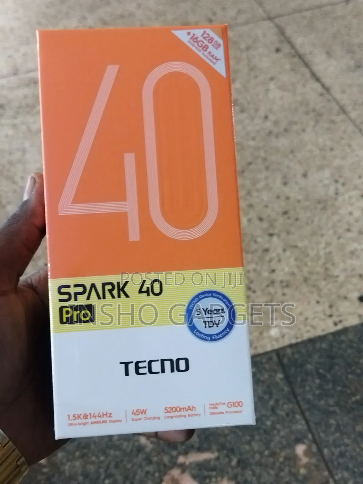 New Tecno Spark 40 Pro 128 GB Blue