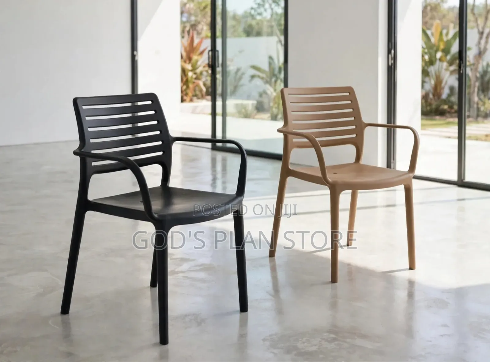 1pcs Elegant Outdoor Dining Plastic Chairs Plastic Chairs