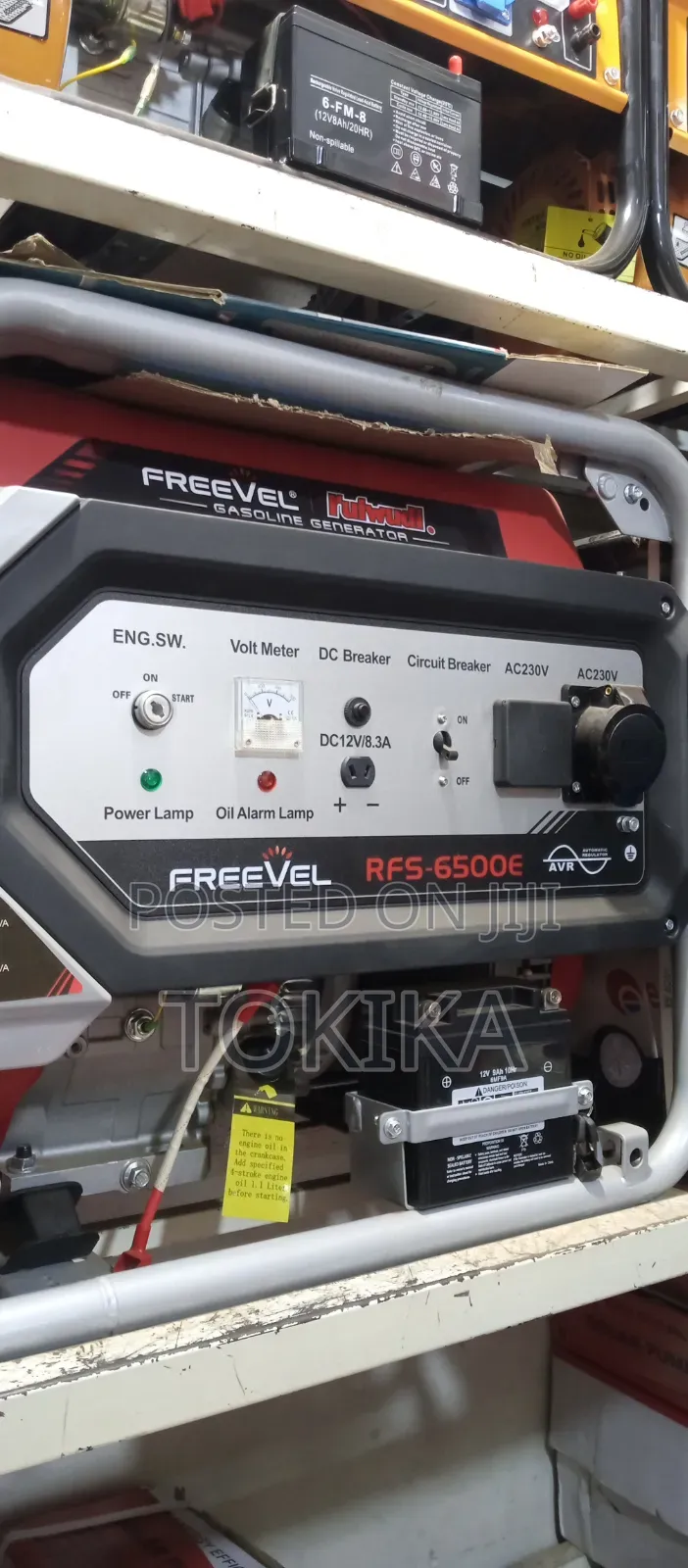 Petrol Generator Freevel 6.3kva