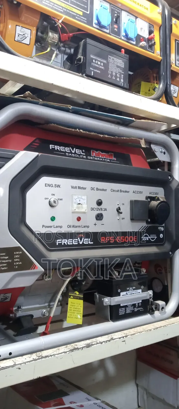 Petrol Generator Freevel 6.3kva