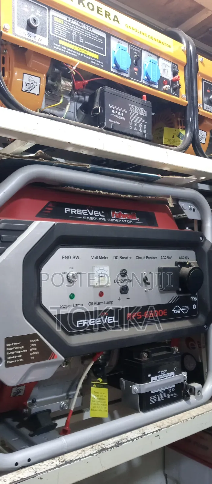 Petrol Generator Freevel 6.3kva