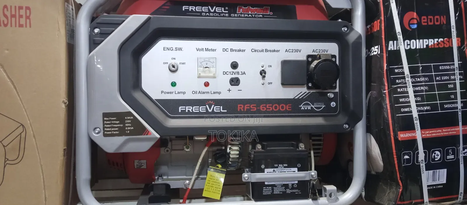 Petrol Generator Freevel 6.3kva
