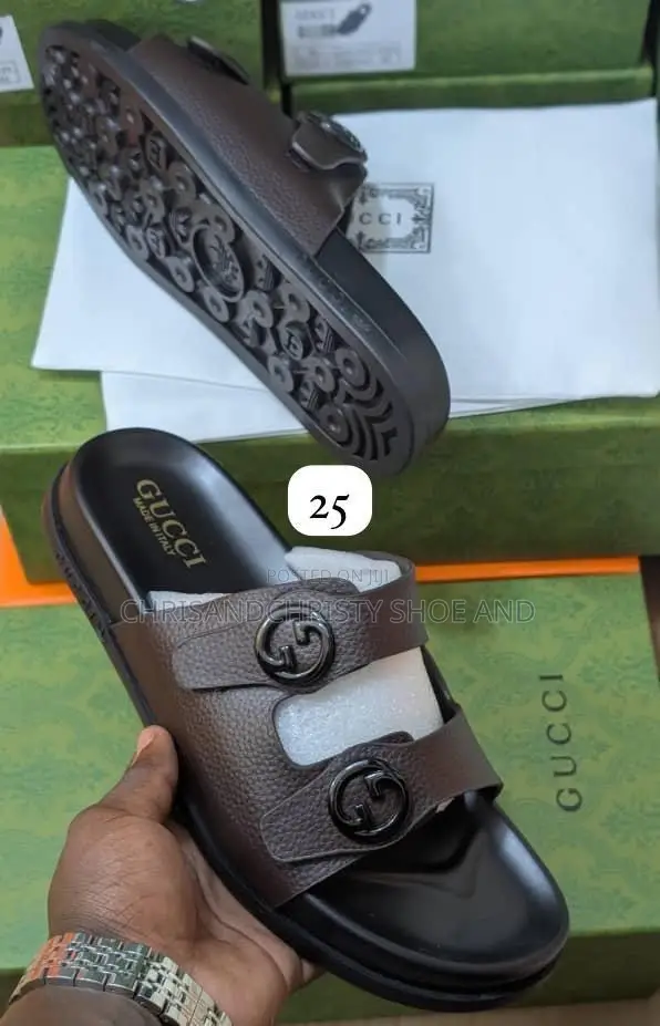 Mens Premium Luxury Slides With Sizes 40-45