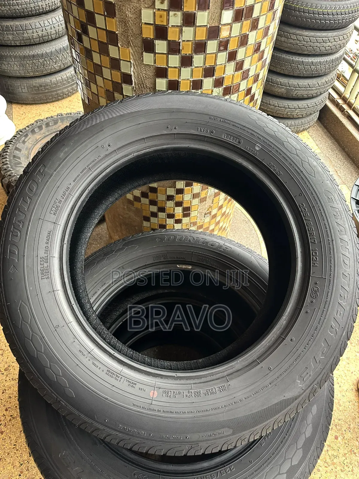 225/65r17 Yokohama Tires 2 Pieces Used