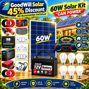 60w Clean Energy Solar System Full Kit