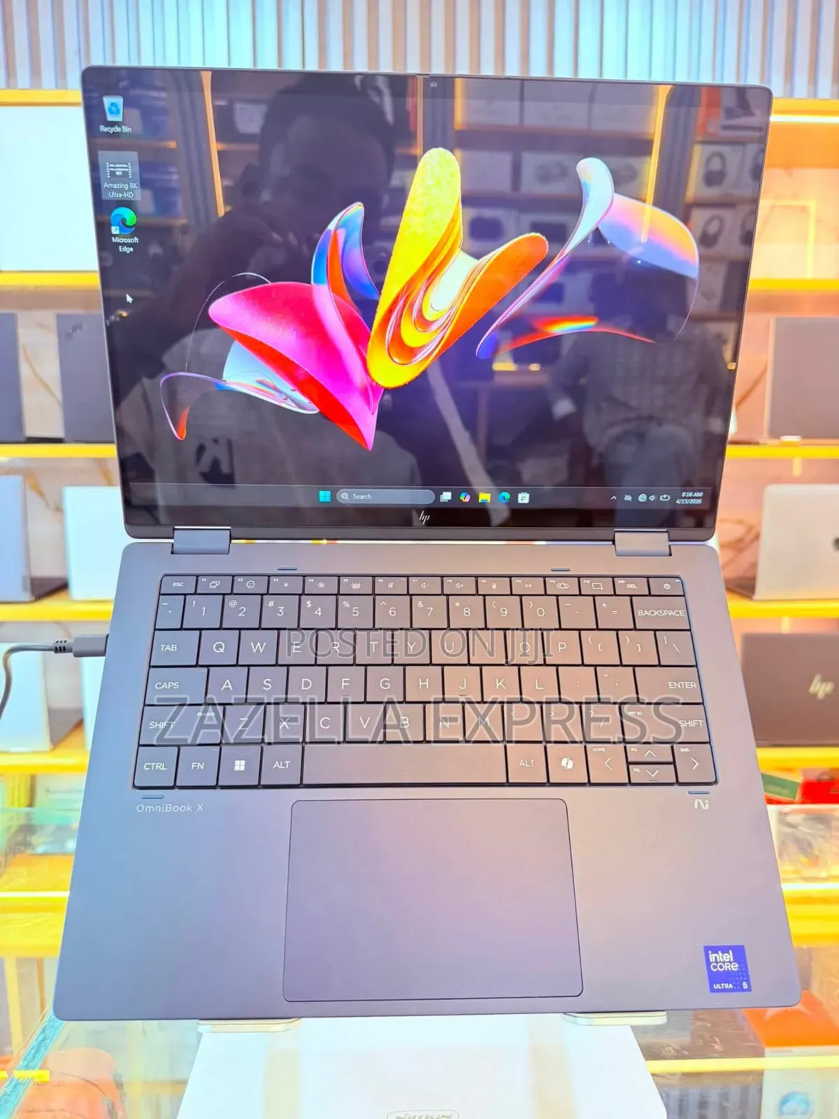New Laptop HP OmniBook X Flip 14" 16GB Intel Core Ultra 5 SSD 512GB