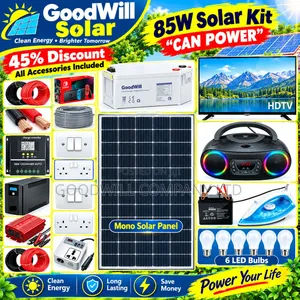 85w Massive Clean Energy Solar System Full Kit