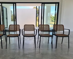 1pcs Rattan Style Plastic Chairs Plastic Chairs